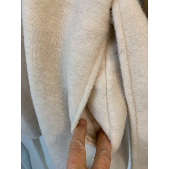 NWT Womens Ava & Viv Oatmeal Belted Trucker Shirt Coat 2X Plus Fleece RZ10405 - Picture 13 of 13